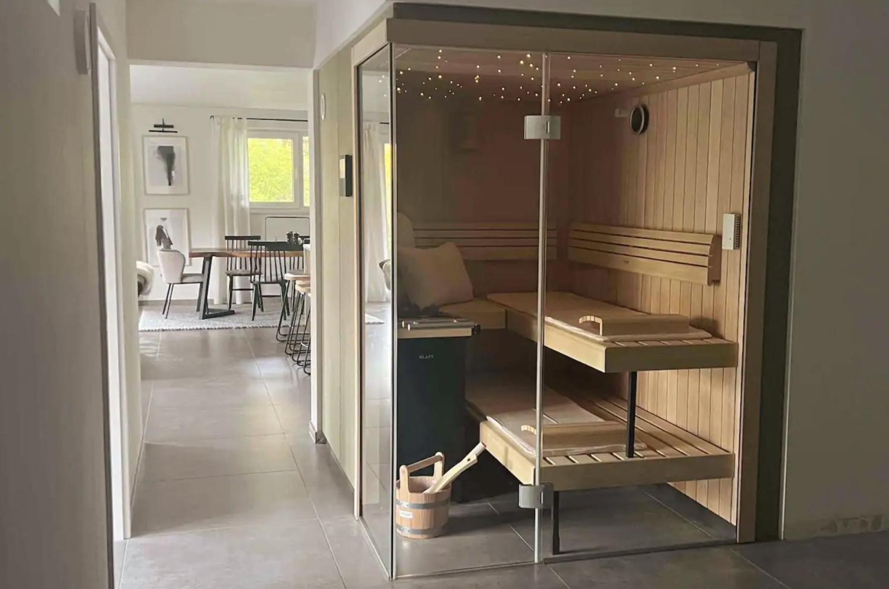 The Forest Retreat- Luxurioese Ferienwohnung Mit Privater Sauna Вермельскирхен Экстерьер фото