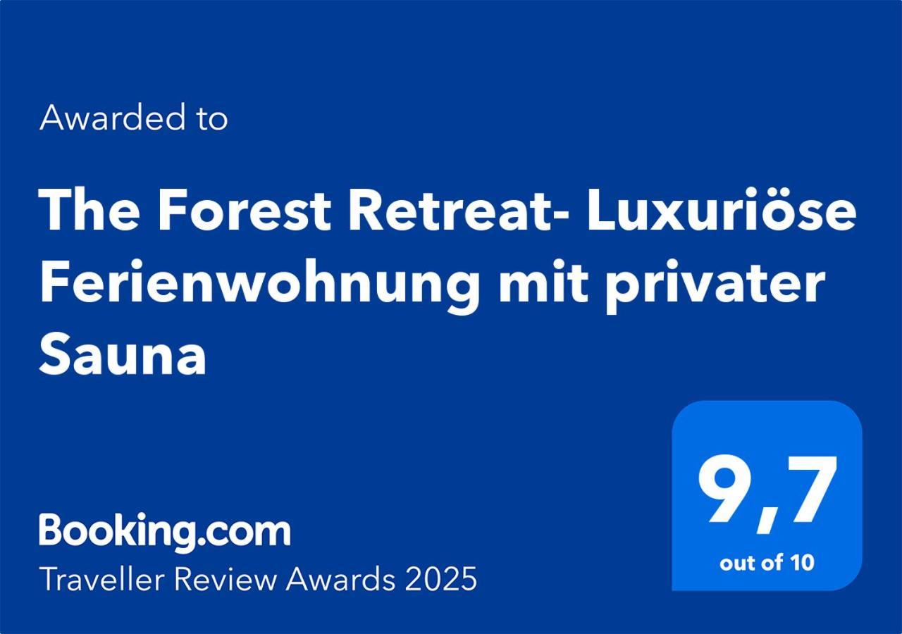 The Forest Retreat- Luxurioese Ferienwohnung Mit Privater Sauna Вермельскирхен Экстерьер фото